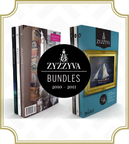 ZYZZYVA bundles. Buy them now at the ZYZZYVA Shop.