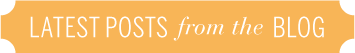 Latest Posts from the Blog