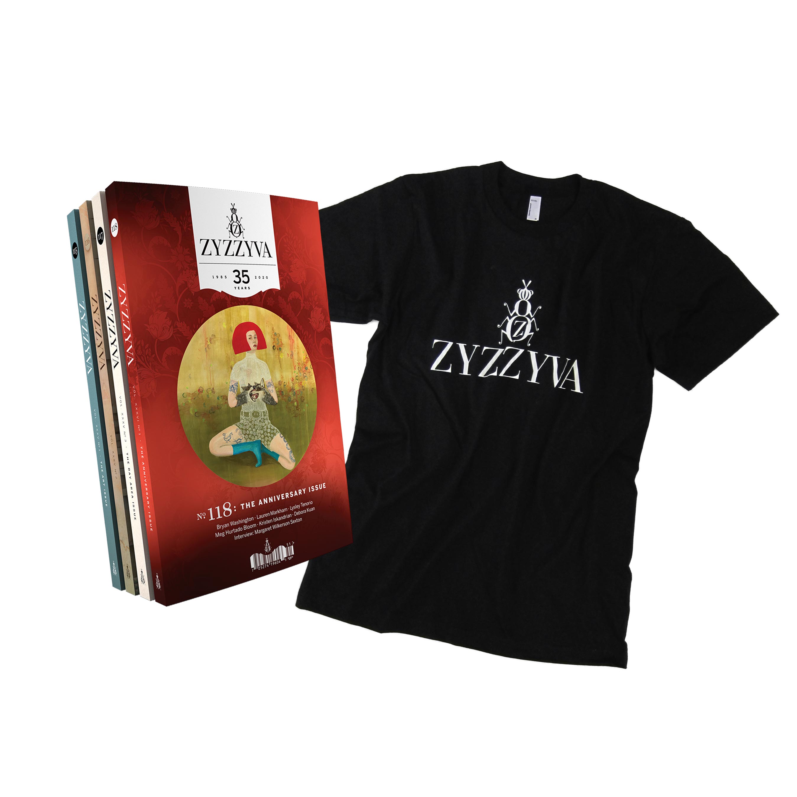 ZYZZYVA T-shirt and subscription bundle ZYZZYVA T-shirt and subscription bundle