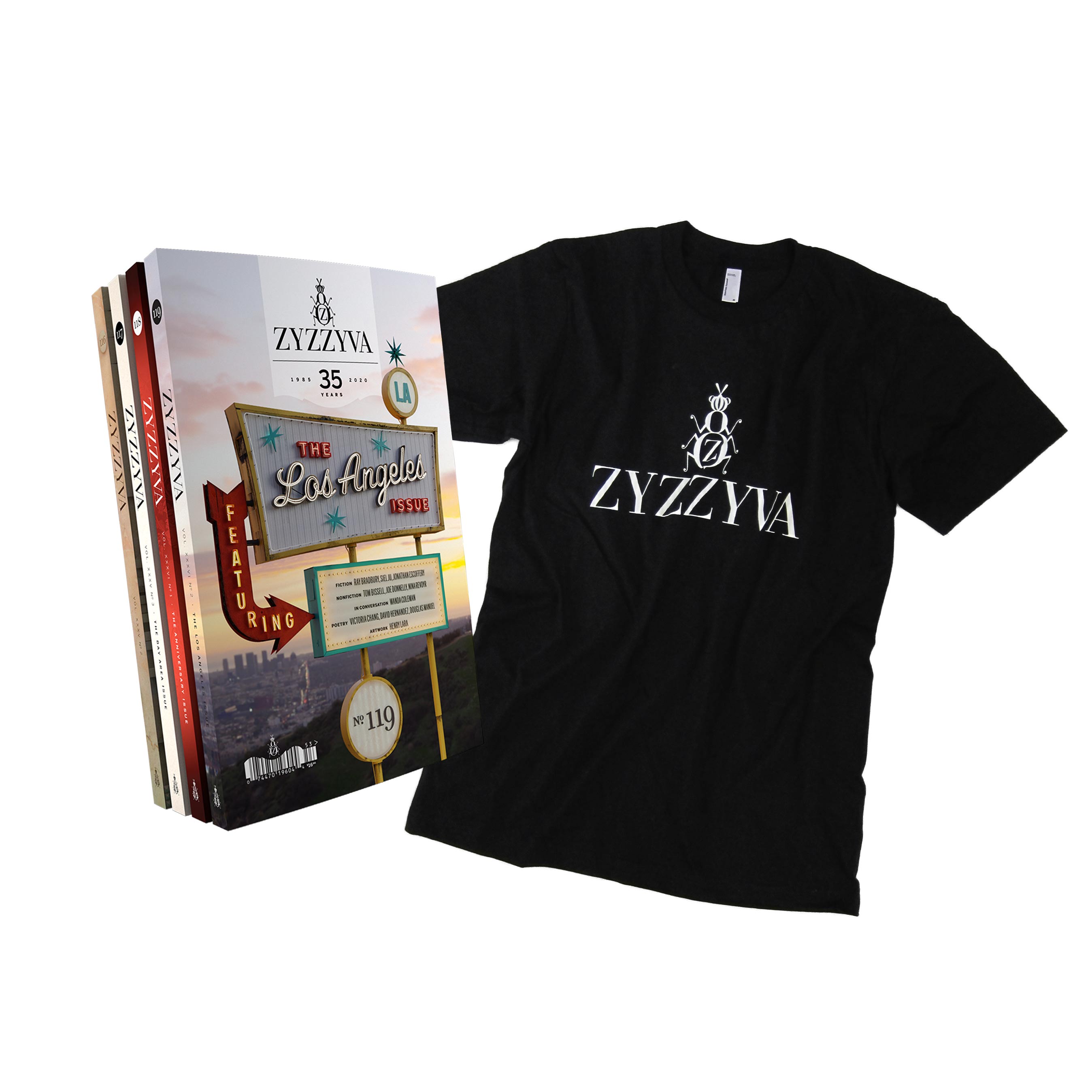 ZYZZYVA T-shirt and subscription bundle ZYZZYVA T-shirt and subscription bundle