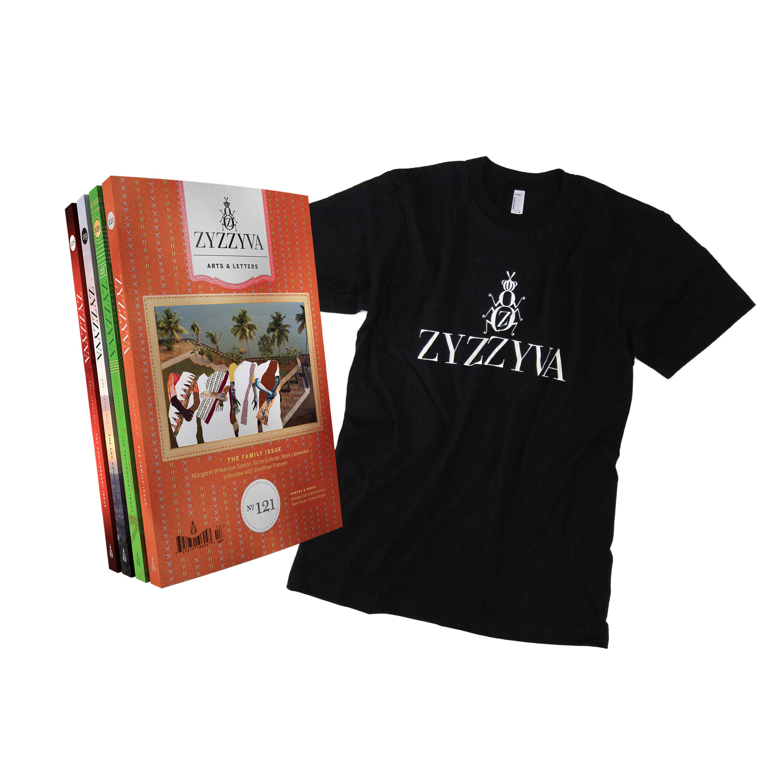 ZYZZYVA T-shirt and subscription bundle ZYZZYVA T-shirt and subscription bundle