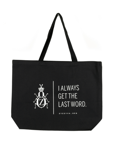ZYZZYVA tote bag in black ZYZZYVA tote bag in black