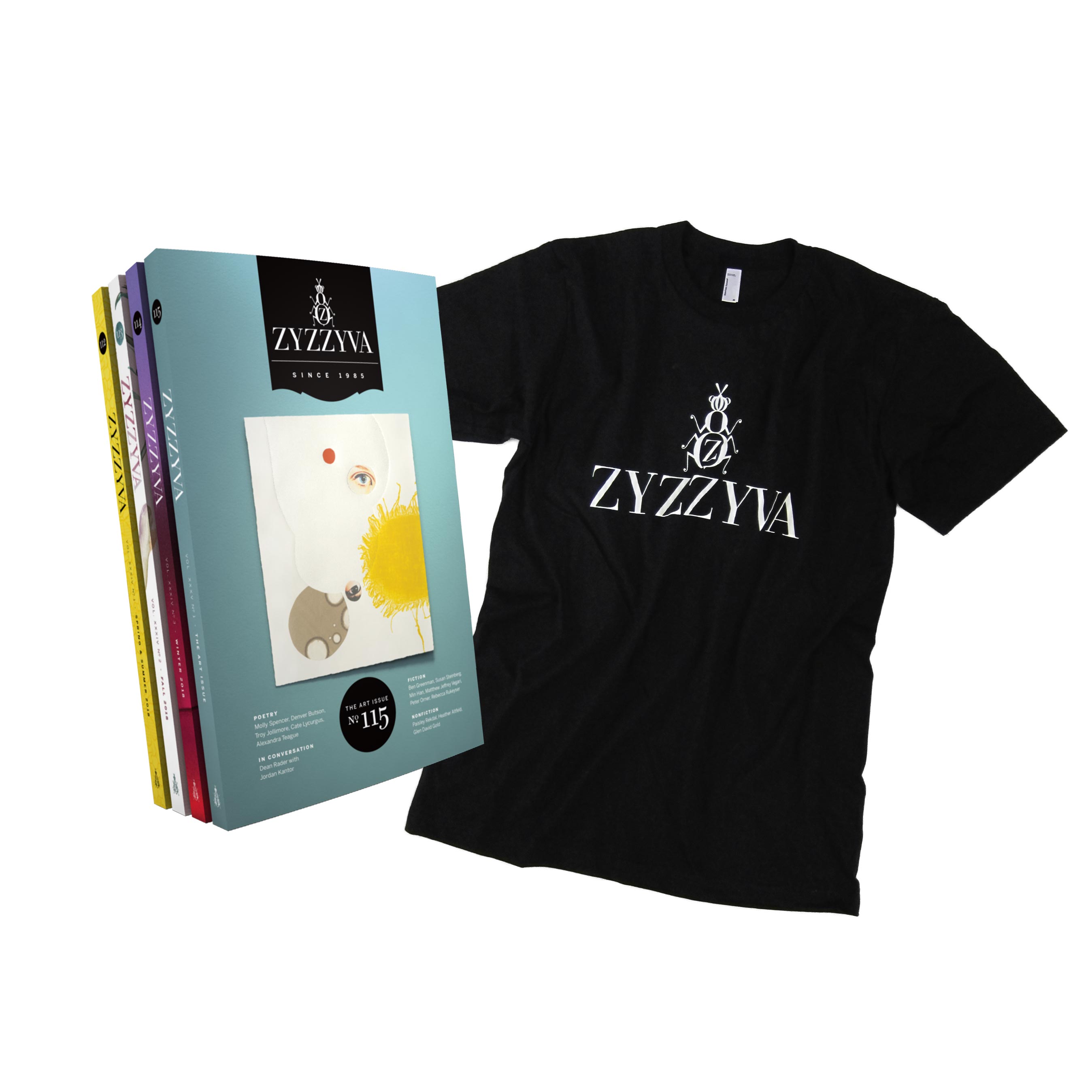 ZYZZYVA T-shirt and subscription bundle ZYZZYVA T-shirt and subscription bundle