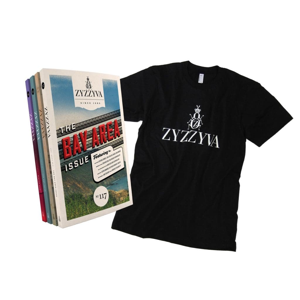 ZYZZYVA T-shirt and subscription bundle ZYZZYVA T-shirt and subscription bundle
