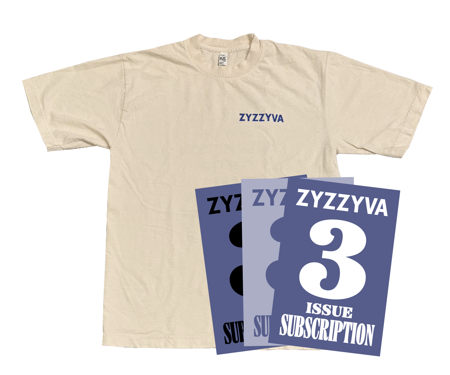ZYZZYVA T-shirt and subscription bundle ZYZZYVA T-shirt and subscription bundle