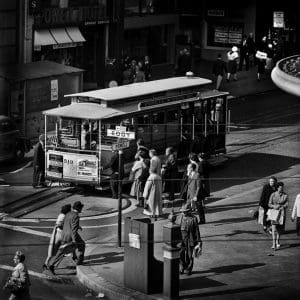 San Francisco cable car turnabout at Eddy and Powell Streets 1005191