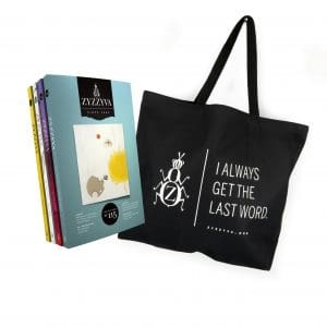 ZYZZYVA Tote Bag and 4-Issue Subscription Bundle