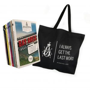 ZYZZYVA Tote Bag and 8-Issue Subscription Bundle
