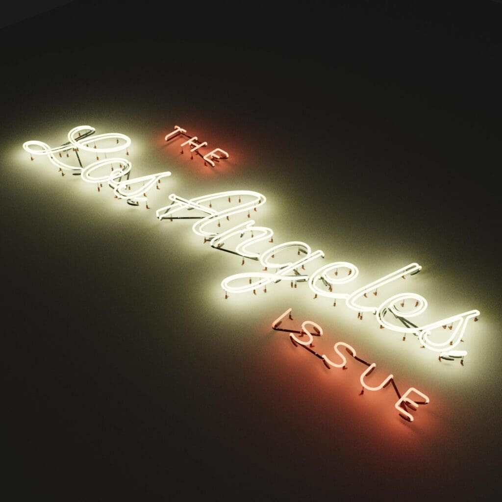 The Los Angeles Issue: 3D neon test render