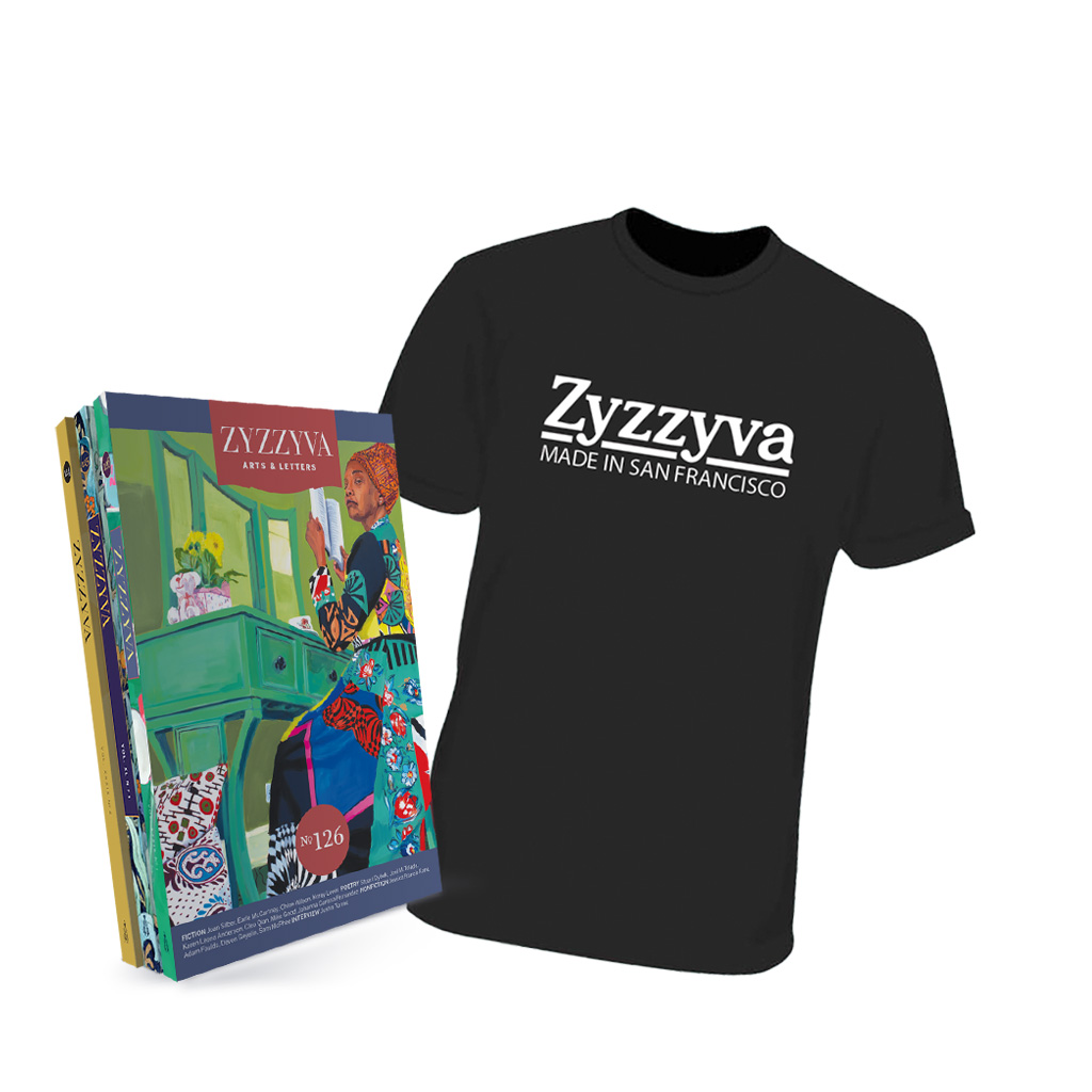 ZYZZYVA T-shirt and subscription bundle ZYZZYVA T-shirt and subscription bundle
