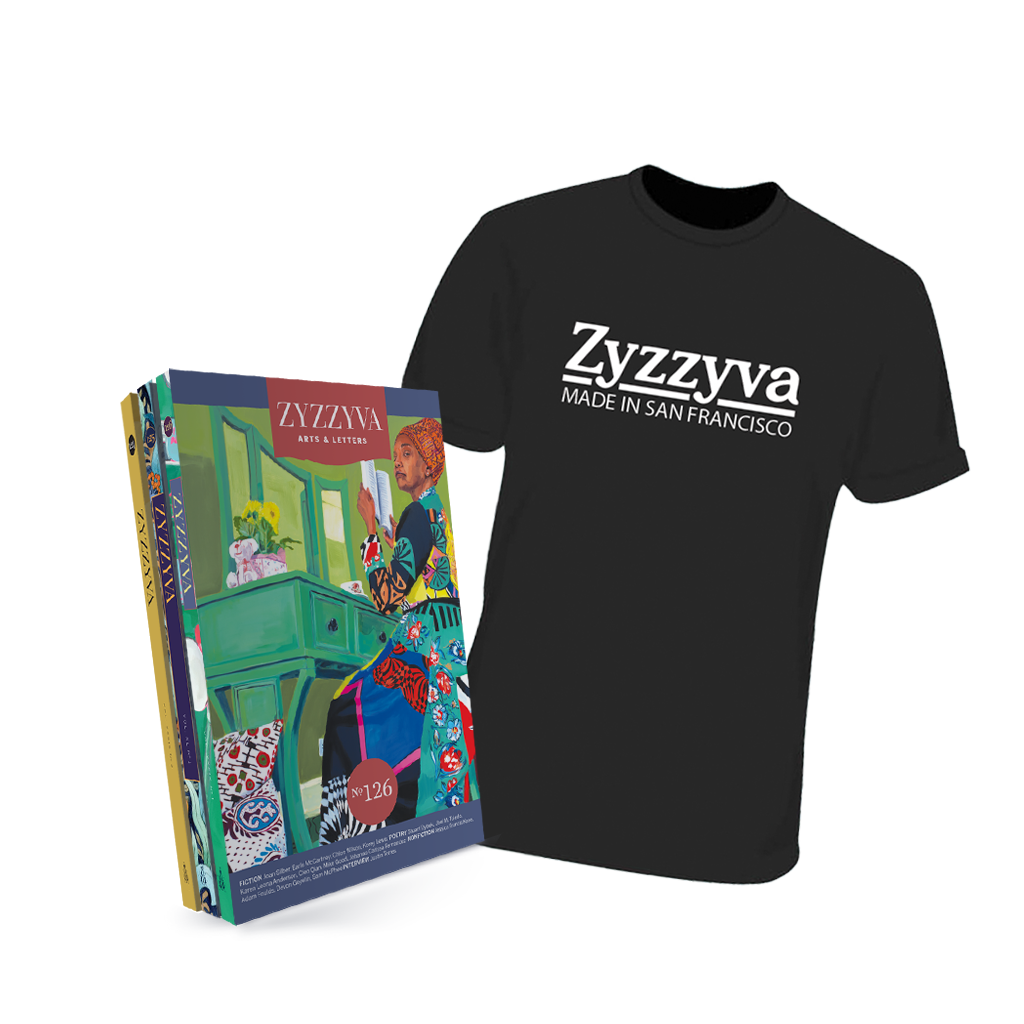 ZYZZYVA T-shirt and subscription bundle